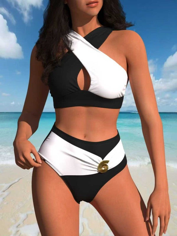 Trendy Print Tankini