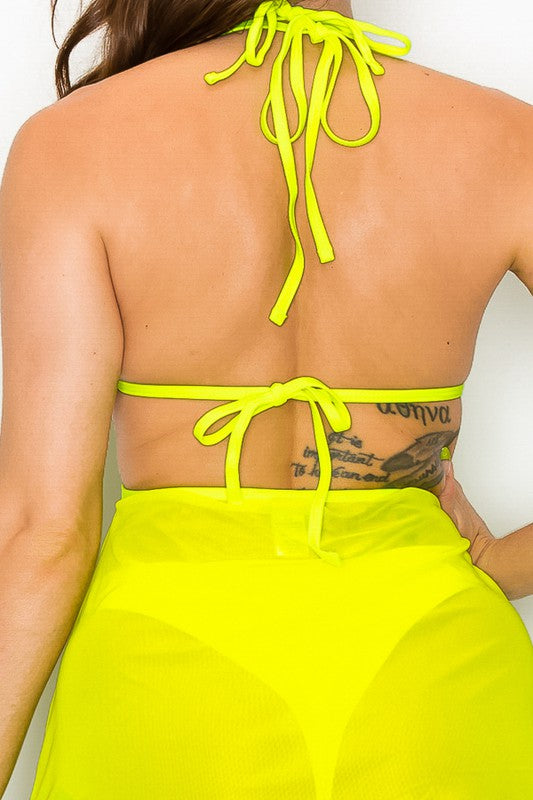 High Waist Bikini W Cover Ups