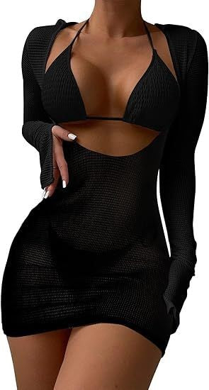 Trendy Tankini Two-Piece Swimsuit for Women with Built-In Bra & Full-Coverage Shorts